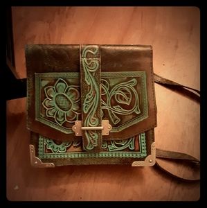 Genuine Patricia Nash, Italian leather handbag.